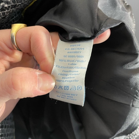 Boden Printed Wool Blend Blazer Womens Size 6 - Picture 3 of 4